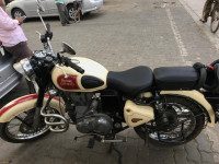 Tan Royal Enfield Classic 500