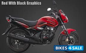 Red With Black Graphics Honda Unicorn