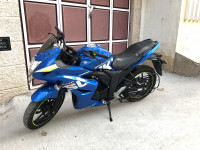 Blue Moto Gp Version Suzuki Gixxer SF