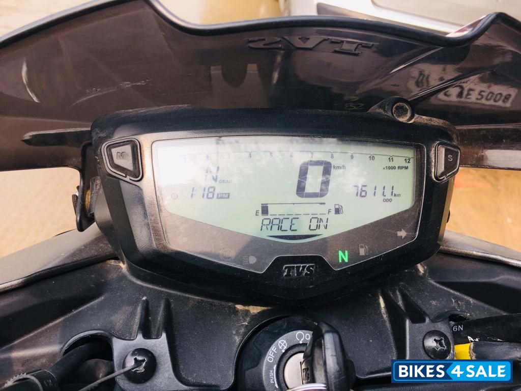 Grey TVS Apache RTR 200 4V Race Edition 2.0