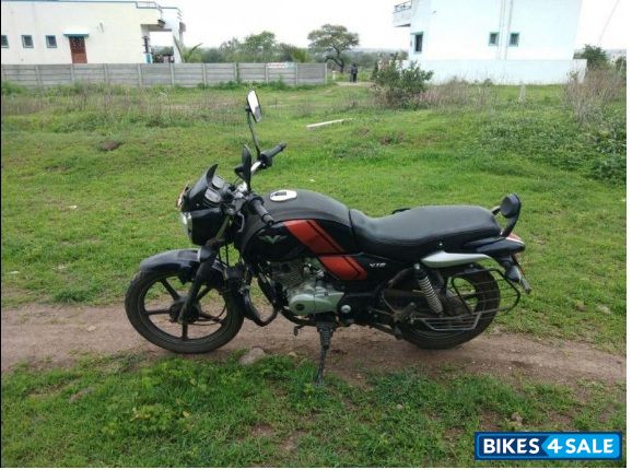 Black With Red Graphics Bajaj V12