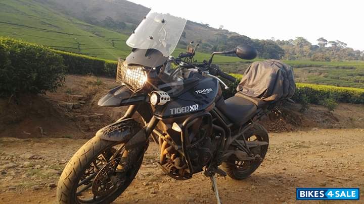 Black Triumph Tiger 800 XR