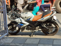 White Yamaha YZF R15 S