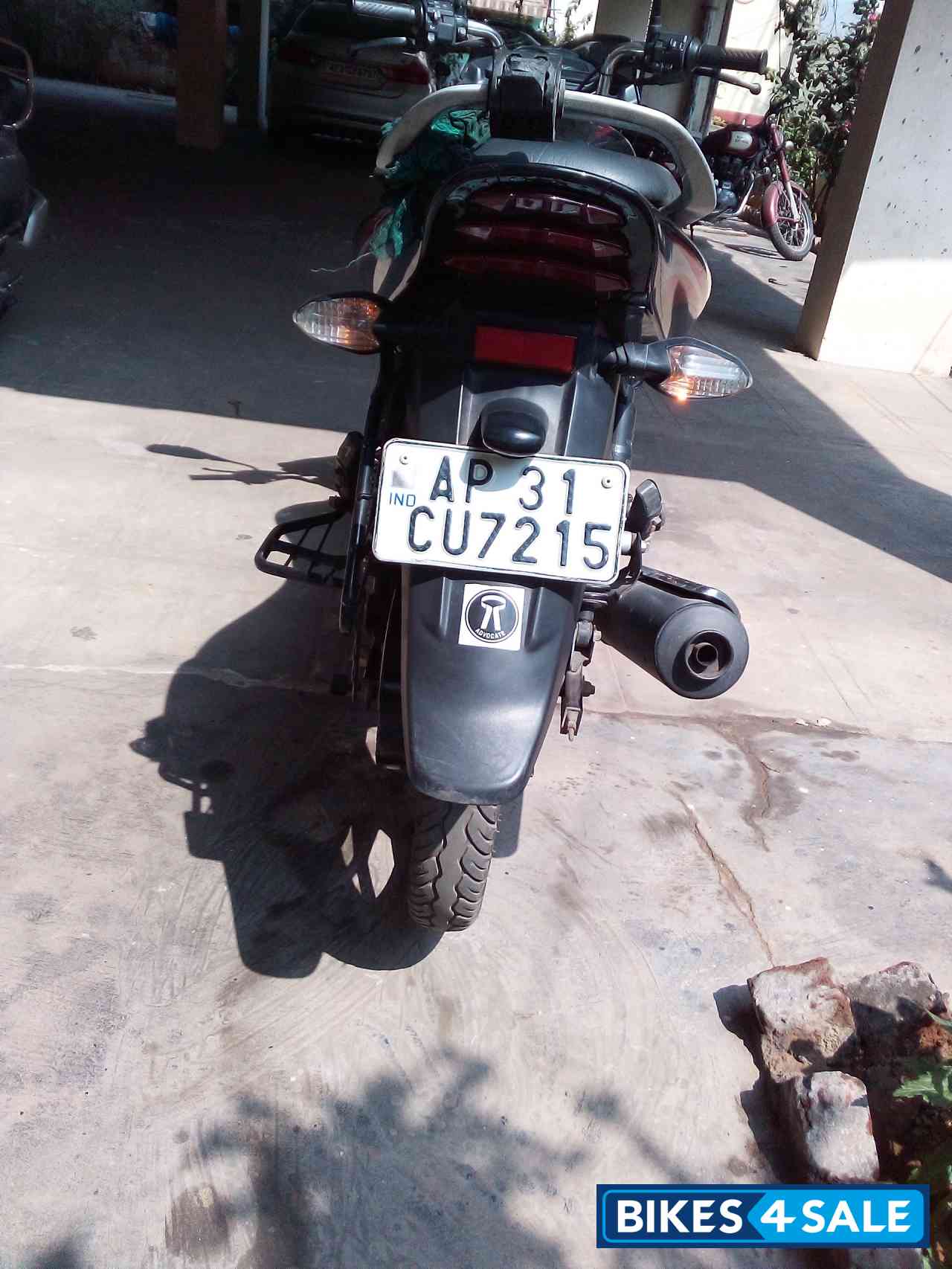 Red & Black Bajaj Discover 100M