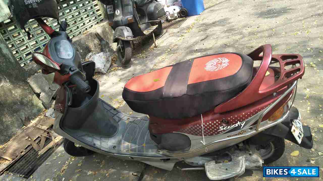Red TVS Scooty Pep Plus