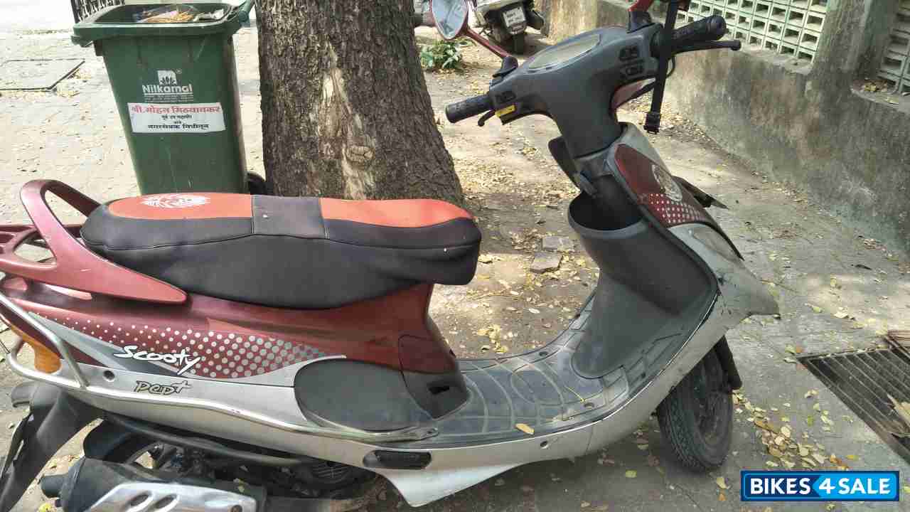 Red TVS Scooty Pep Plus