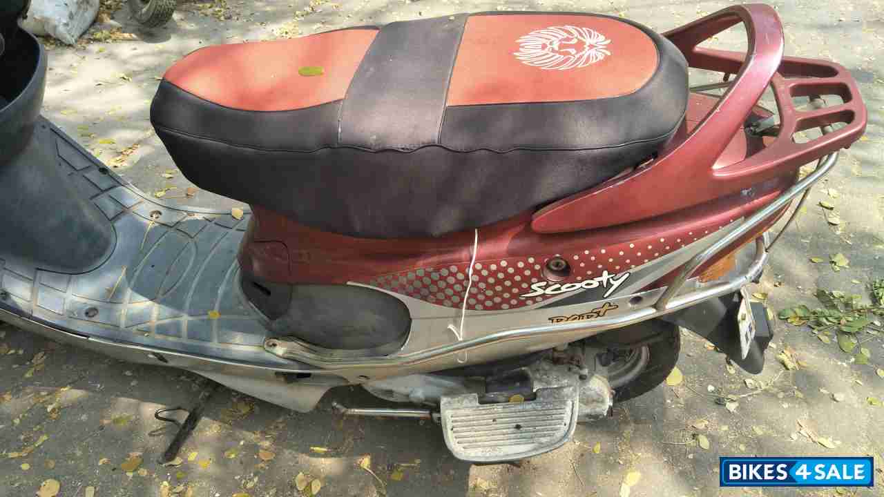 Red TVS Scooty Pep Plus