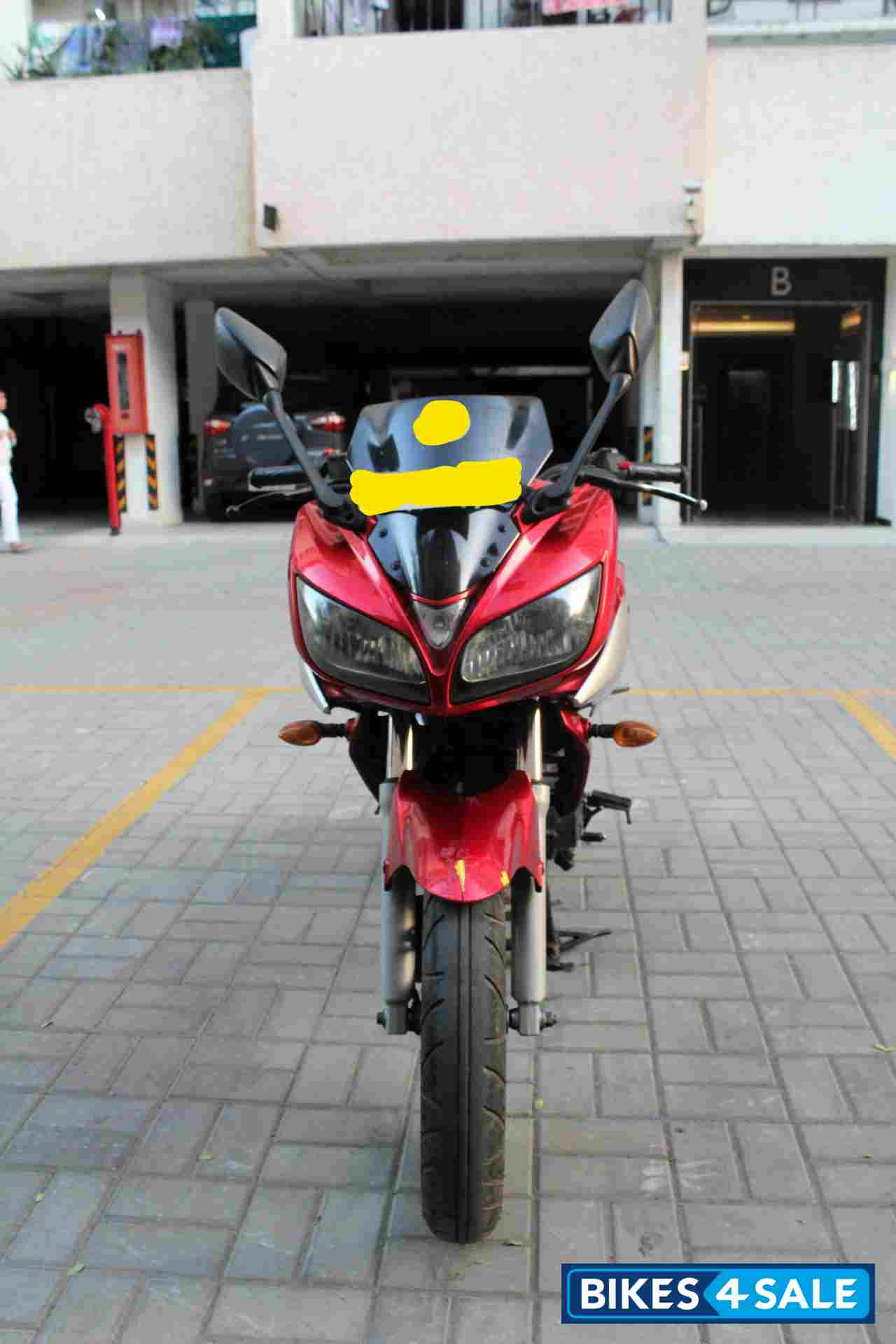 Red Yamaha Fazer