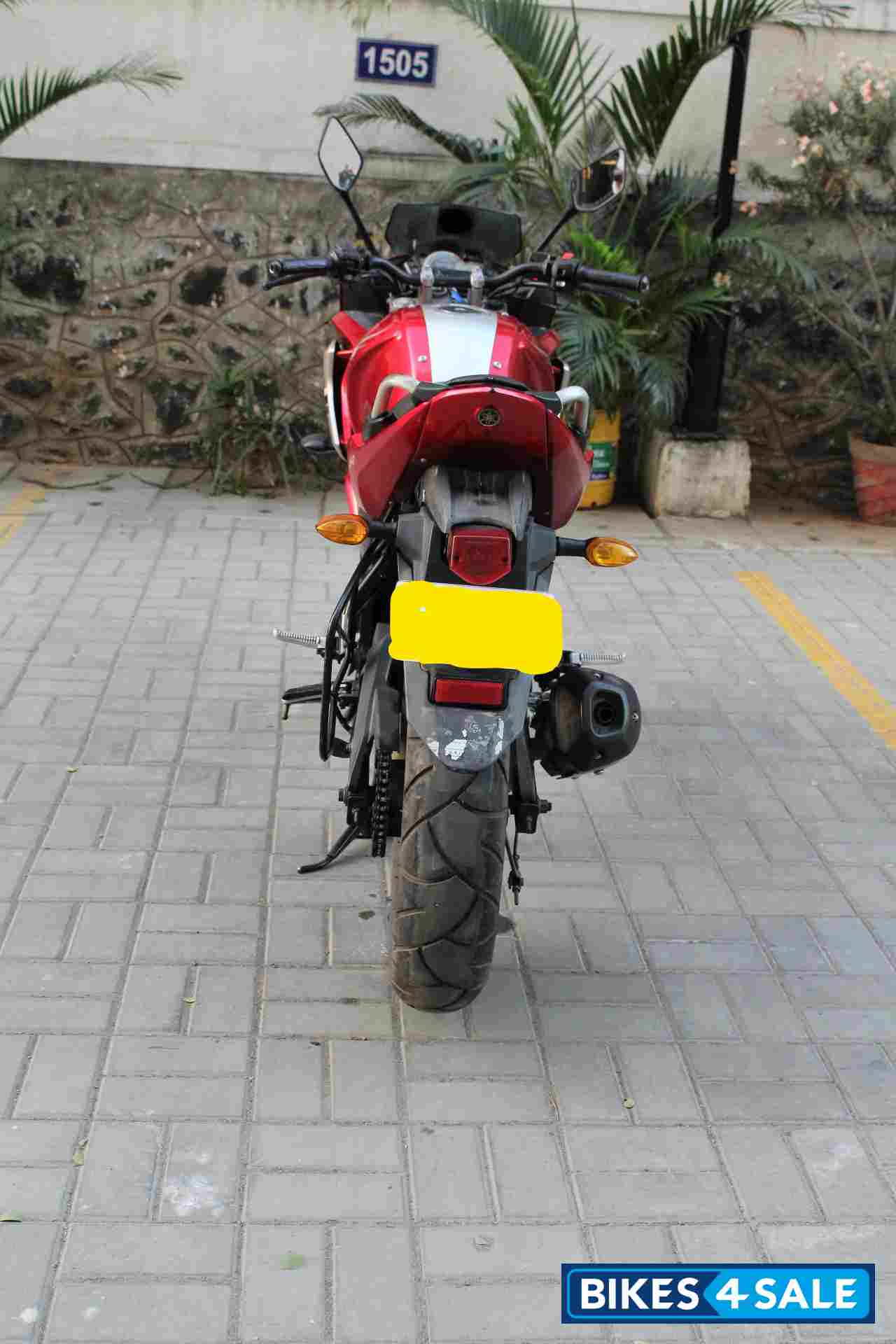 Red Yamaha Fazer