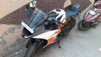 White With Orange KTM RC 200