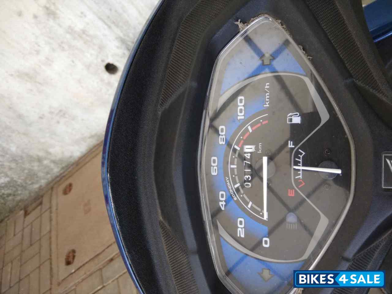 Blue Honda Activa 5G