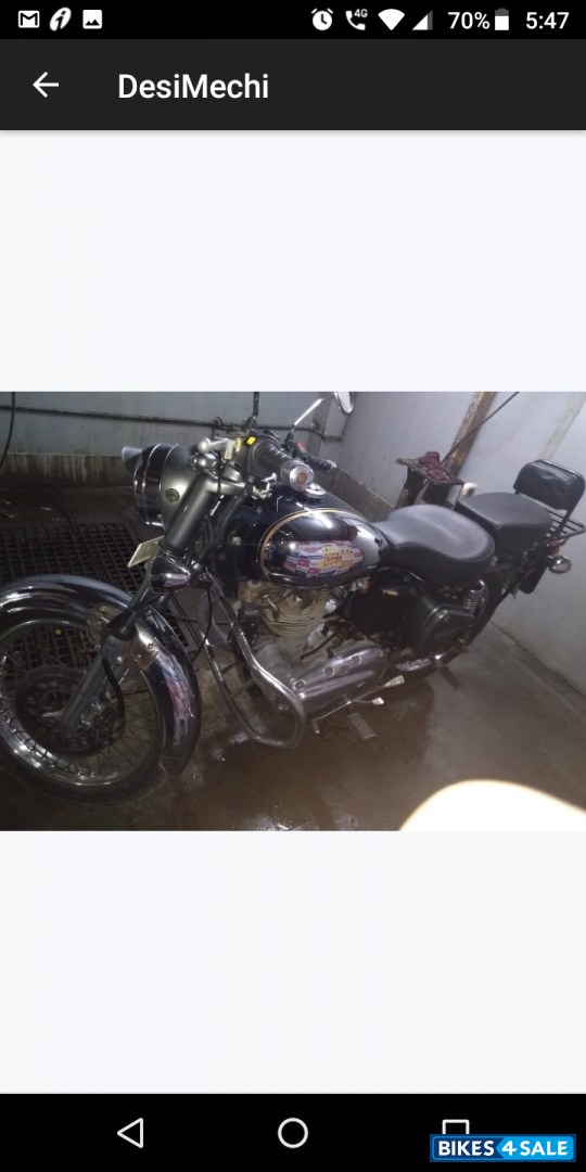 Green, Black And Chrome Royal Enfield Bullet Machismo A500