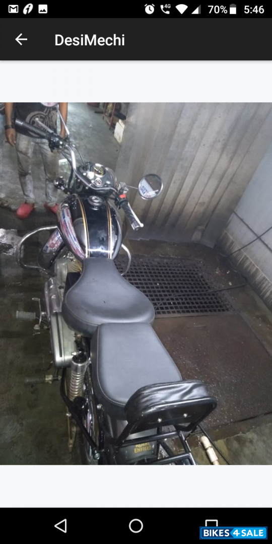 Green, Black And Chrome Royal Enfield Bullet Machismo A500