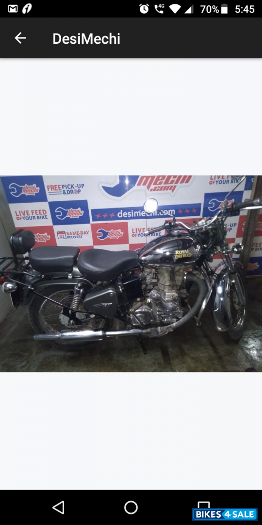 Green, Black And Chrome Royal Enfield Bullet Machismo A500