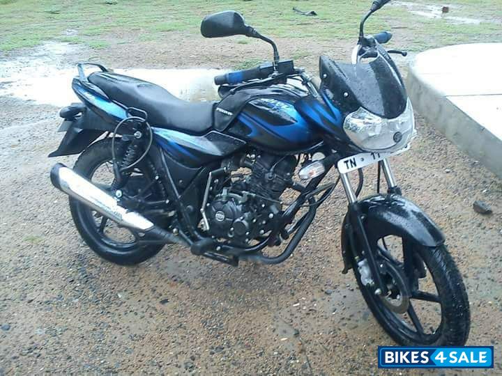 Blue With Black Bajaj Discover DTSi 125