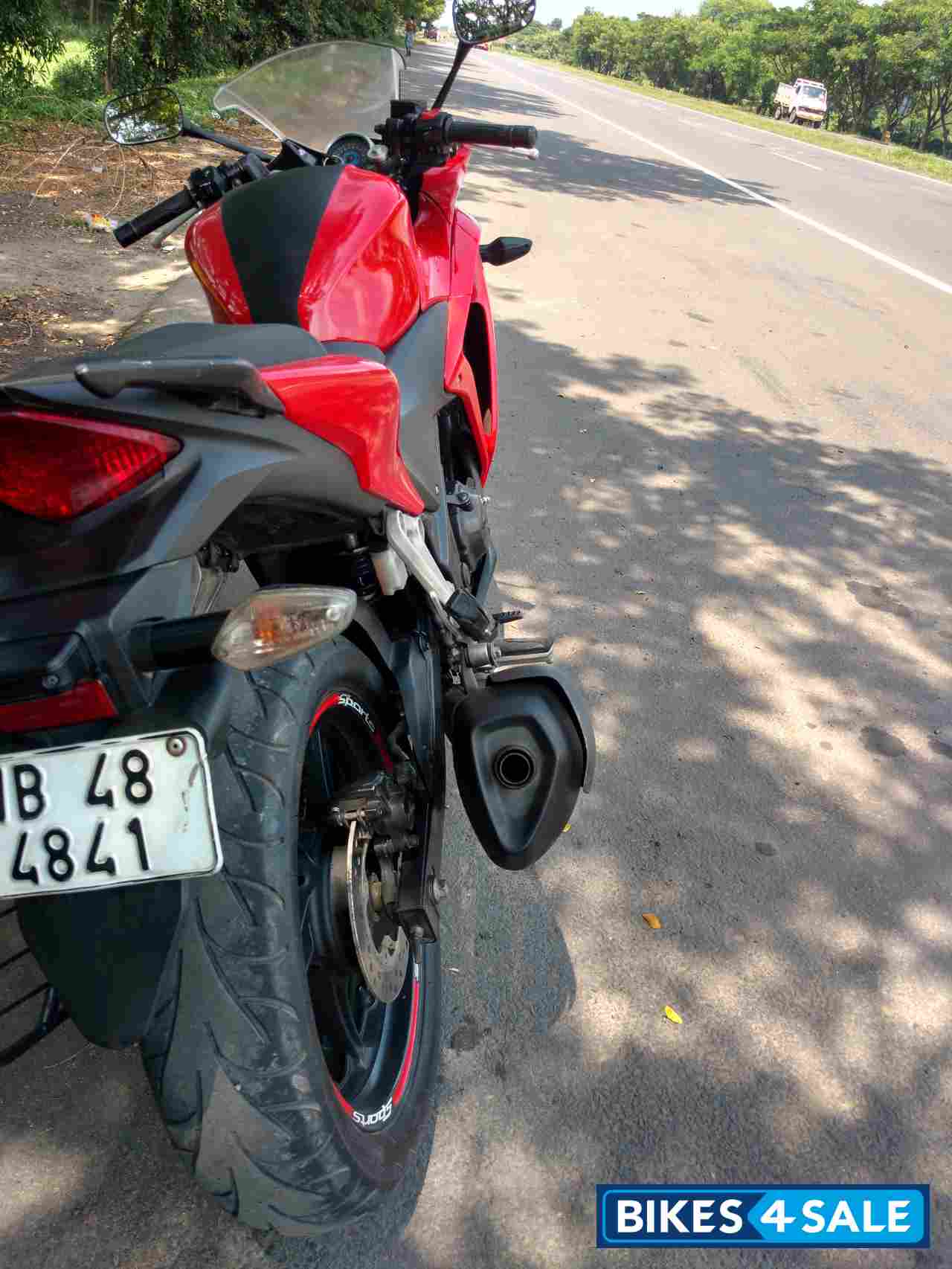 Sports Red Honda CBR 250R