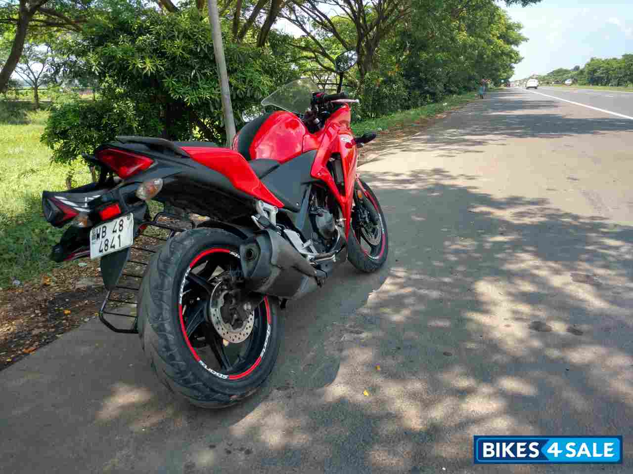 Sports Red Honda CBR 250R