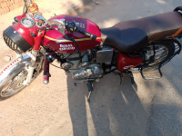 Maroon Royal Enfield Bullet Electra