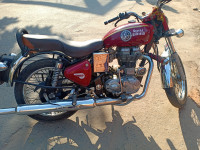 Maroon Royal Enfield Bullet Electra