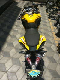 Yellow Bajaj Pulsar RS 200 ABS
