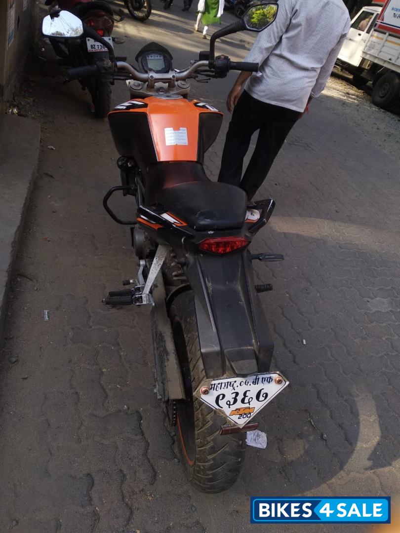 Orange An Black KTM Duke 200