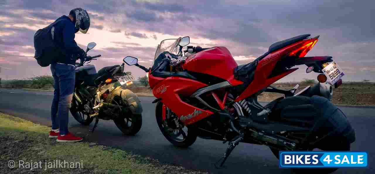 Red TVS Apache RR 310 Red TVS Apache RR 310