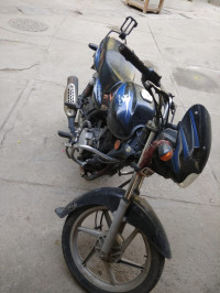 Black Blue Bajaj Discover 125