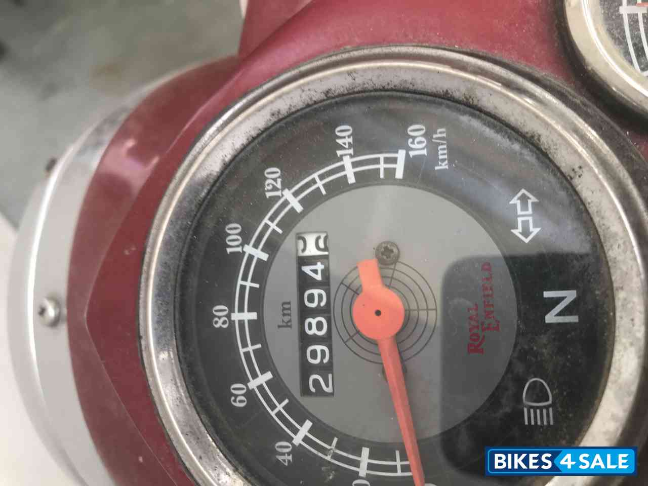 Red Royal Enfield Bullet Electra