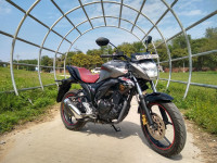 Candy Sonoma Red Metallic And Suzuki Gixxer SP