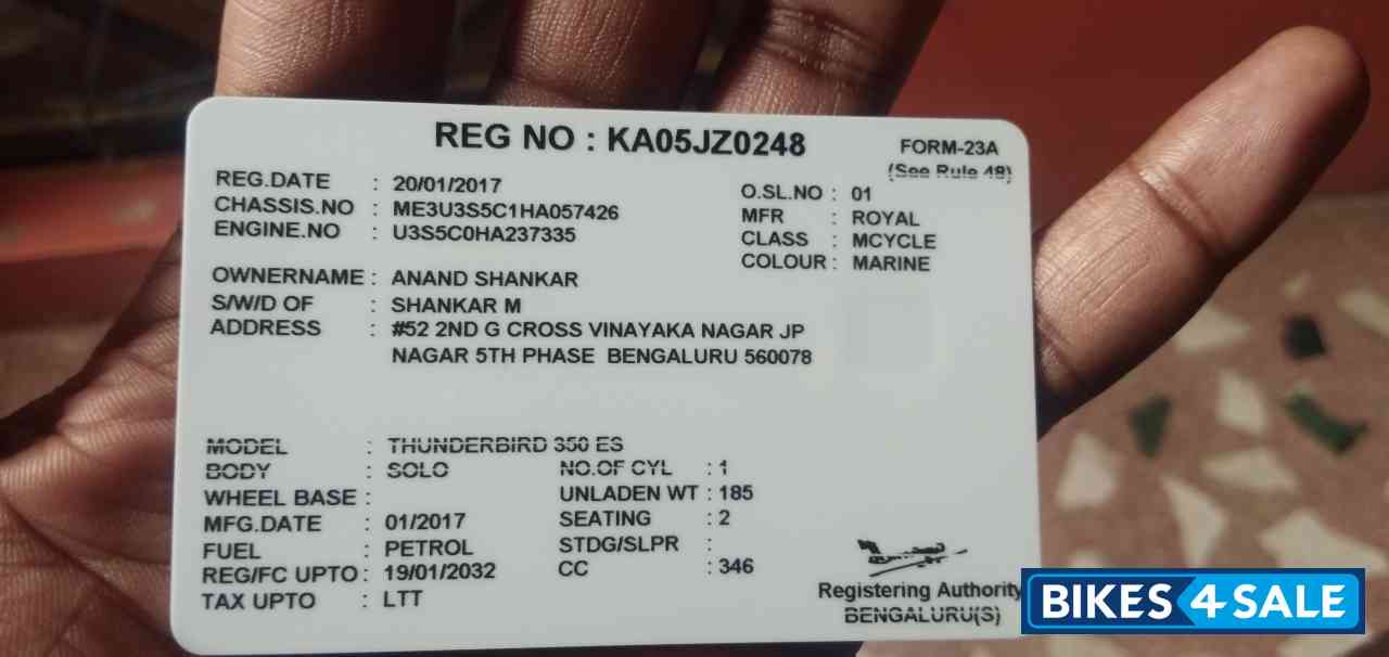 Royal Enfield Thunderbird 350