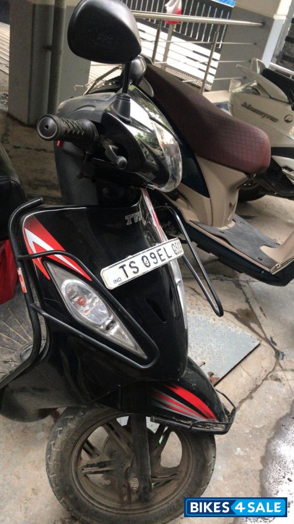Dual Tone Red And Black TVS Wego