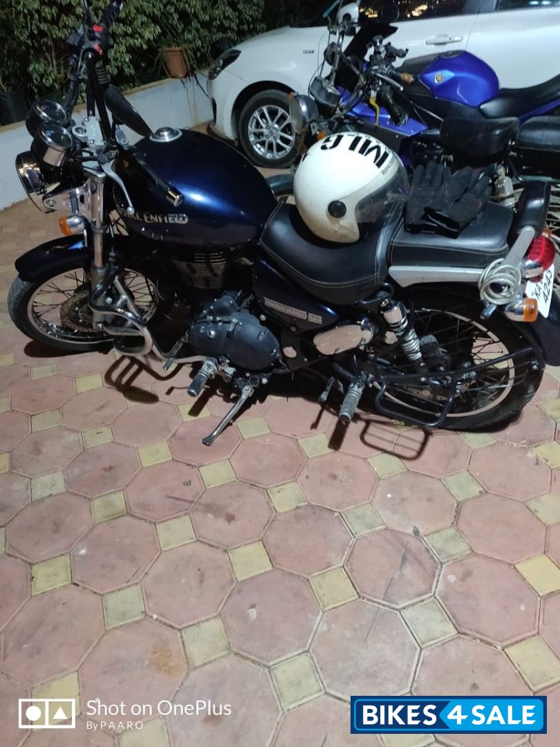 Marine Blue Royal Enfield Thunderbird 500