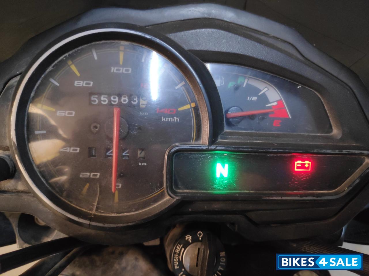 Black Bajaj Discover 125 ST