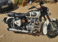 Ash White Royal Enfield Classic 350