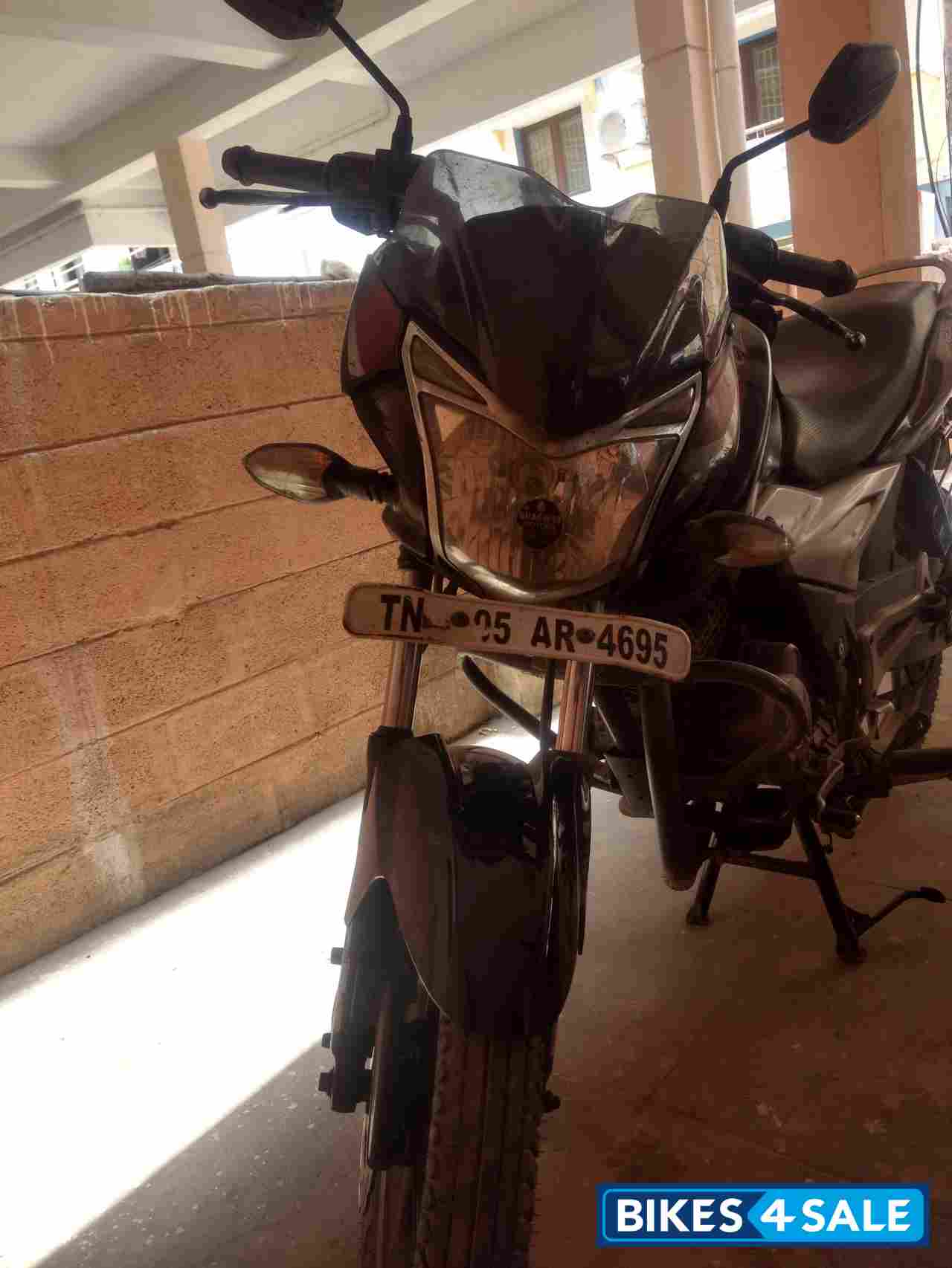 Black With Red Bajaj Discover 125 ST