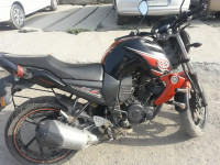 Black-orange Yamaha FZ