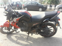 Black-orange Yamaha FZ