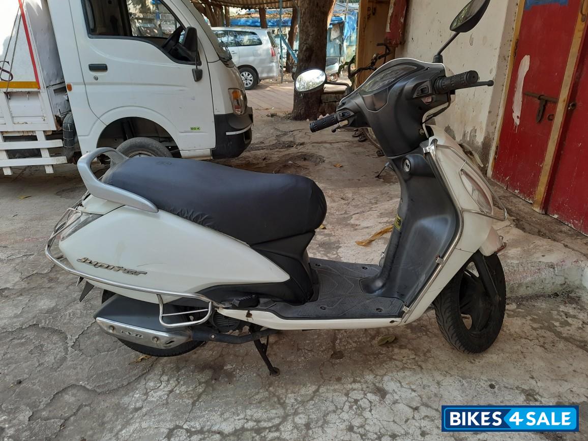White TVS Jupiter