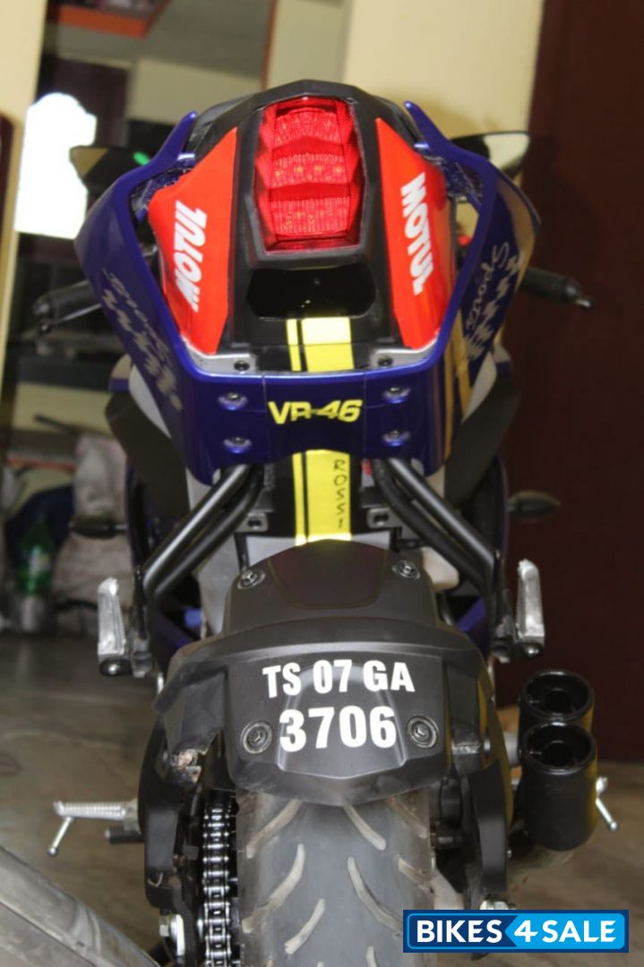 Blue Yamaha YZF R15 V3