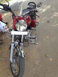 Red Royal Enfield Bullet Electra
