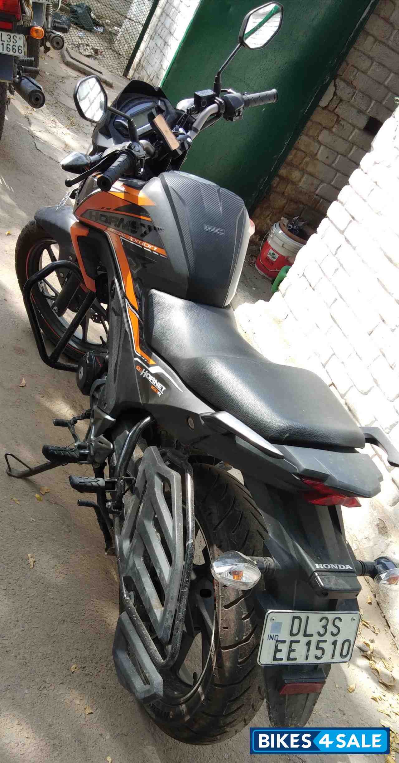 Black And Orange Honda CB Hornet 160R