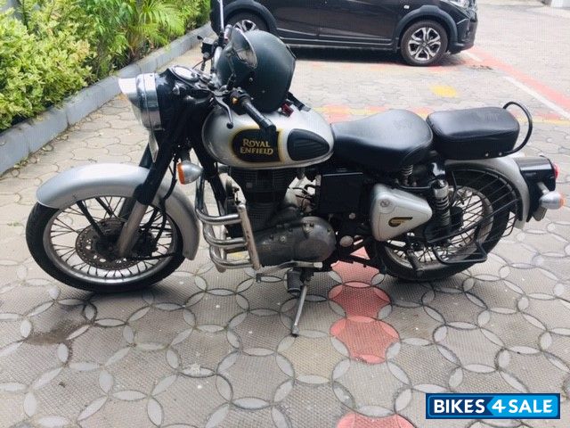 Silver Royal Enfield Classic 350