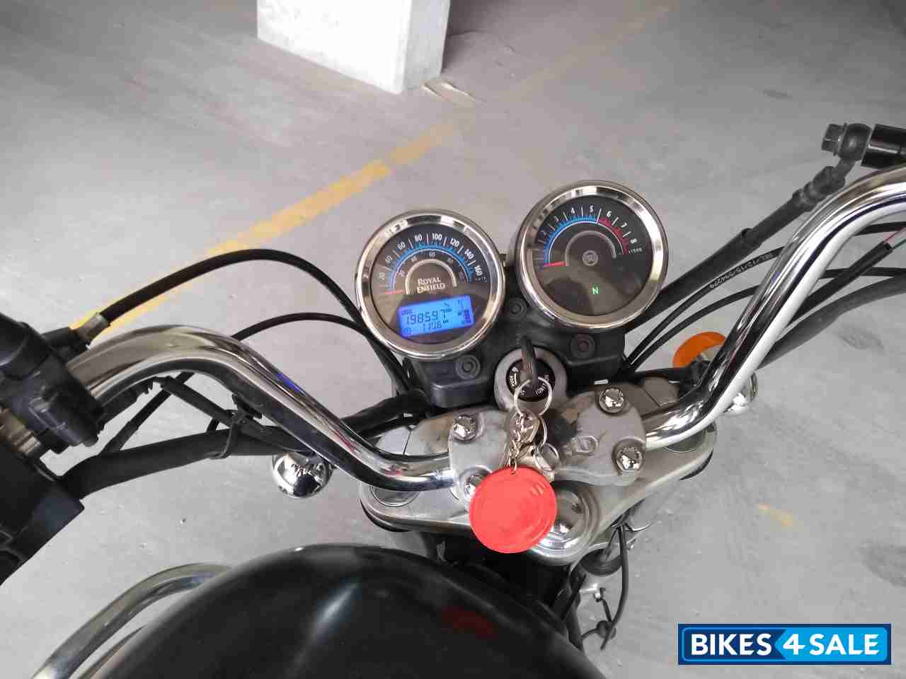 Matte Black Royal Enfield Thunderbird 500