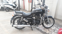 Black Metal Royal Enfield Thunderbird 350