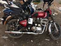 Red Royal Enfield Bullet Electra