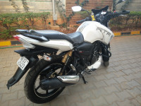 Black And White TVS Apache RTR 180 ABS