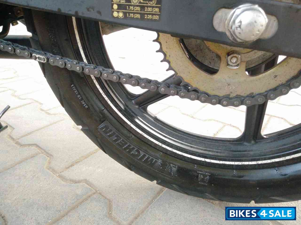 Black And White TVS Apache RTR 180 ABS