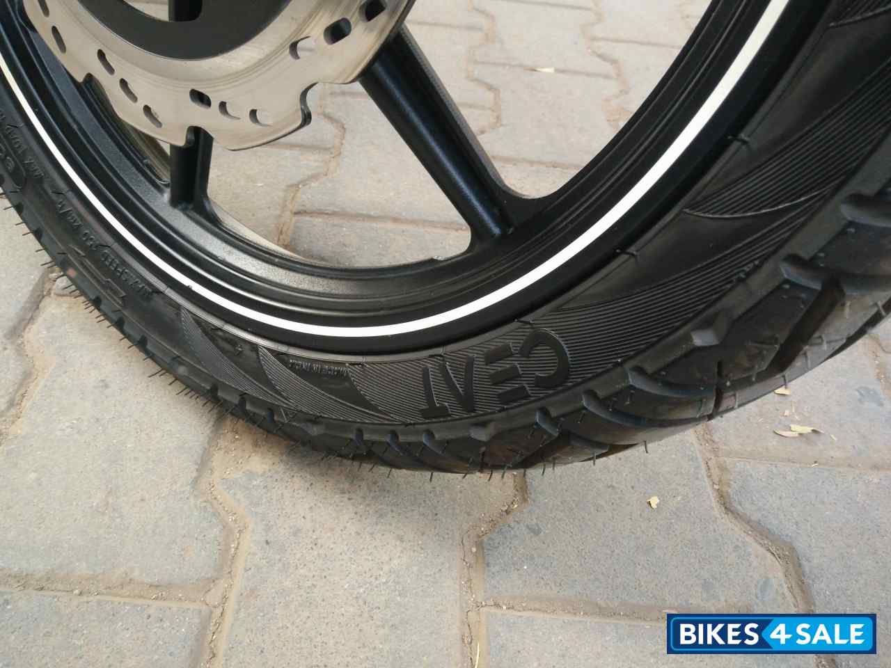 Black And White TVS Apache RTR 180 ABS