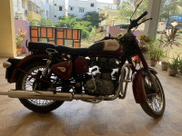 Maroon Royal Enfield Classic 350
