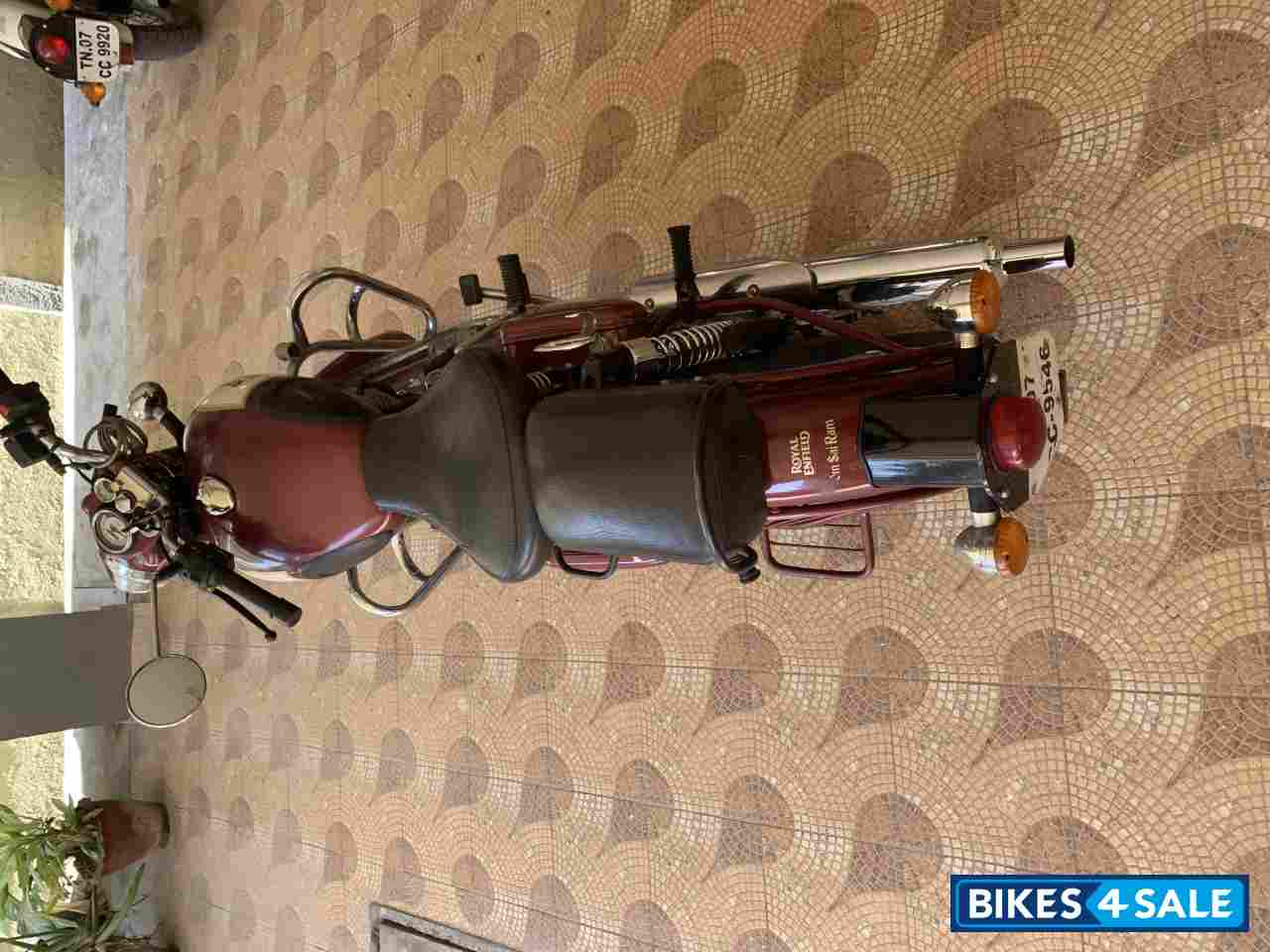 Maroon Royal Enfield Classic 350